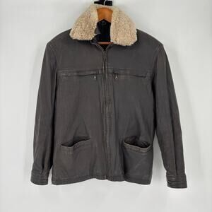 Vintage Echtes Leder Leather Aviator Bomber Jacket Size Small 80’s B-15 Brown